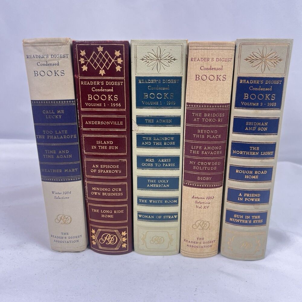 Vintage Reader’s digest condensed books set of 5 1950s Mormon library